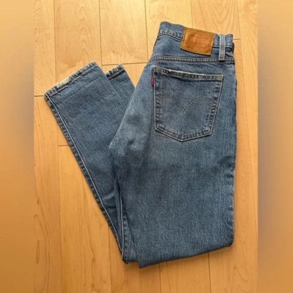 Like-New- Levi's Premium 501 Skinny Stretch Jeans Jive Hushed (25/28) - Picture 2 of 11